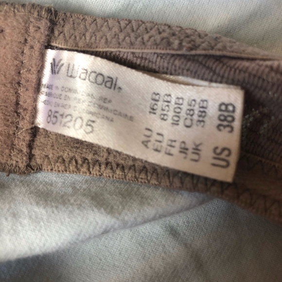 Wacoal Halo Lace Underwire Bra in Mocha/Cappuccino - Picture 6 of 10